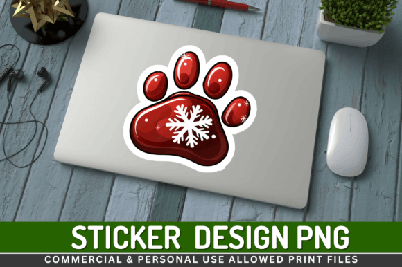 Christmas Dog Paw Clipart Stickers: Embroidery Review