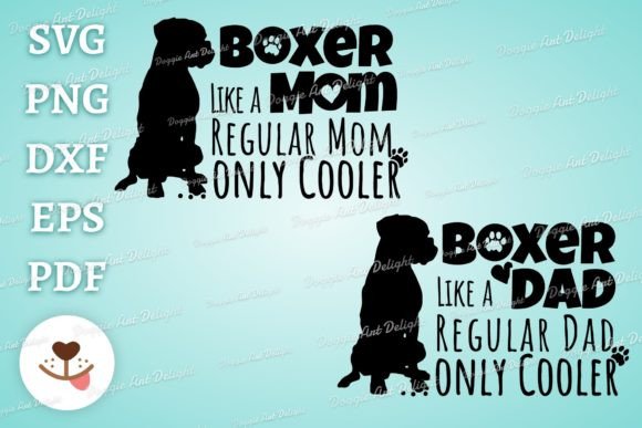 Funny Boxer Dog Mom Dad Only Cooler Design Review