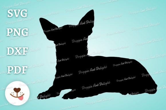 Lying Chihuahua Silhouette Svg Png: A Designer's Review